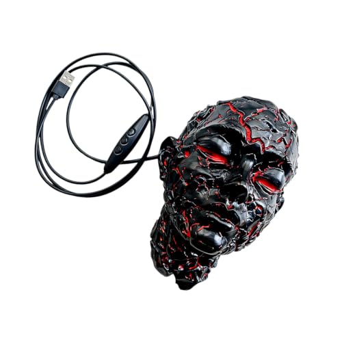 Lámpara de cara oscura de Halloween ideal para regalar a fans góticos 5