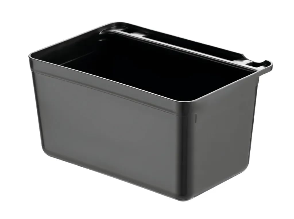 6 Pcs Commercial Bus Tubs and Trash Cans Set, Plastic Bus Tub Boxes, Heavy Duty 24L Storage Bins for Kitchen Restaurant Home Daily Use Hotel Organization Storage (Gray)