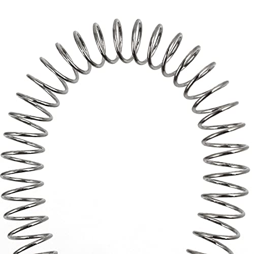 sourcingmap 0.5mmx6mmx305mm Manganese Steel Compression Springs Black 2pcs - Image 4