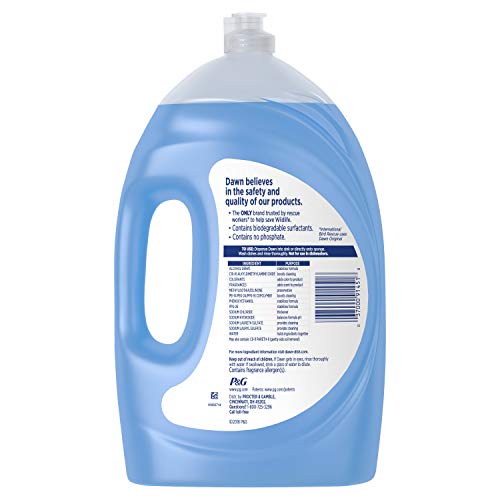 Image of Dawn Ultra Dishwashing Liquid Dish Soap, Original Scent, Blue, 75 Fl Oz (Pack of 1)