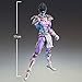 QAHEART 17cm Anime Figure Star Platinum Action Figure Statue Model with Accessories, Face Changeable, Joint Movable, Parts Removable, PVC Handmade Collection Desktop Decoration Birthday Gifts