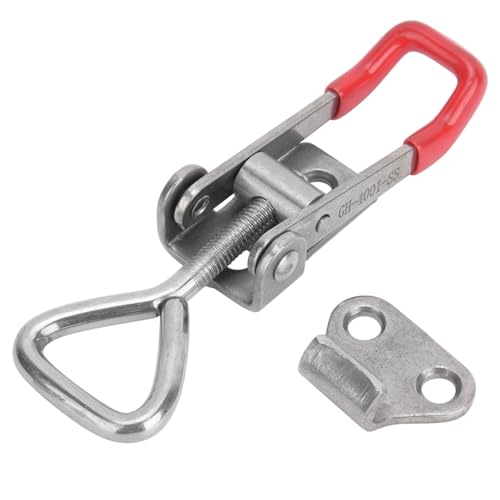 Toggle Clamp, 2Pcs Clip 304 Stainless Steel Clamps Buckle Quick Fixture Hand Tool Release