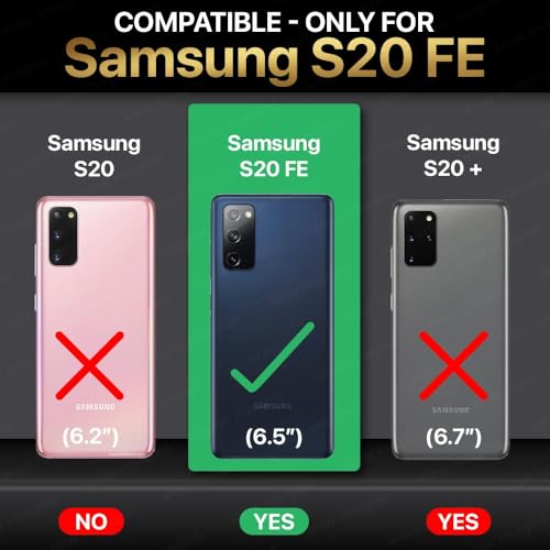 Image of WOW IMAGINE Shockproof Clear Protective Back Case for Samsung Galaxy S20 FE | S20 FE 5G - AirEDGE Technology | 360 Degree Camera Protection | Transparent Hybrid Back Case Mobile Cover - Black