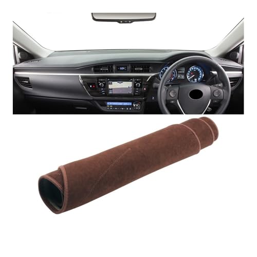 Couverture tableau de bord voiture haut de gamme finition marron RHD