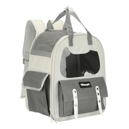 Sac à dos de transport pour chat anti stress avec aération maximale - 2