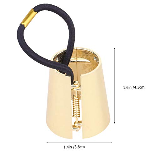 Happyyami Small Ponytail Holders Metal Circle Hair Cuff Alloy Gothic Punk Ponytail Holder Elastic Hair Ties Hair Ring Headwear Hair Accessories Gift For Women Girls Ladies(Golden) Ponytails #TOP1