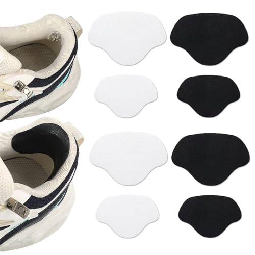 4 Pares de Parches para Reparación y Prevención de Agujeros en Zapatillas, Adhesivo para Talones - Compatible con la Mayoría de Zapatos