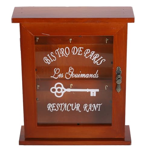 Caja de llaves pared entrada madera para no perder las llaves en casa 2