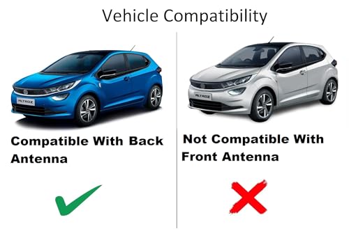 Image of Auto Hub Car Cover Compatible with Tata Altroz with Back Antenna & Mirror Pocket, Soft Cotton Lining, Waterproof Altroz Back Antenna Car Cover- Forest Look