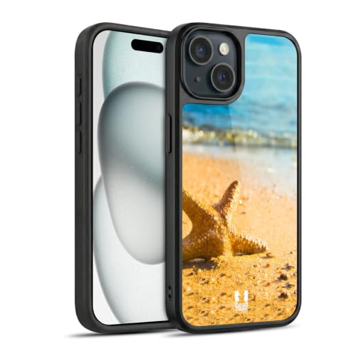 Coque en Gel iPhone 15 Anti-Rayures Motif Étoile de Mer Head Case