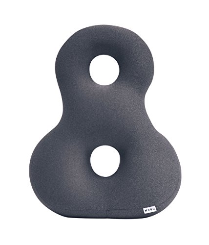 MOGU プレミアム バックサポーターエイト(グレー) 約45×35×15cm