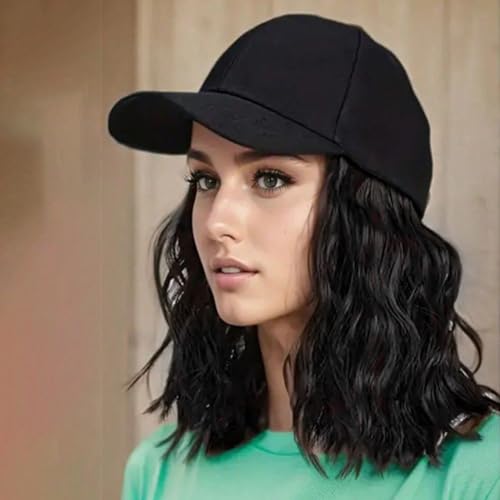 Casquette de baseball avec perruque pour masquer un manque de volume