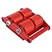 Machinery Mover 6T 13200 lbs Capacity Machinery Mover Skate Dolly with 360 Degree Cap Heavy Duty Industrial Machinery Mover Moving Skate Lifting Moving Equipment Skate Roller