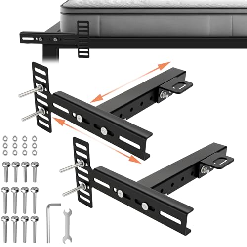 2 Pack Adjustable Headboard Brackets | Universal Headboard Brackets