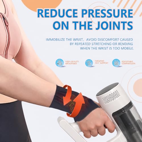Image of Wrist Brace,Wrist Support for Carpal Tunnel Pain Relief,Ulnar Brace Ultra-Thin Elastic for Tear,Wrist wraps Repetitive Wrist Use Injury,Fits Both Wrists