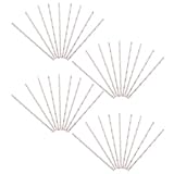 SAFIGLE 50 Stück Zuckerwattestäbchen 30cm Lang Gestreift Lebensmittelechte Papierstäbe für Zuckerwatte Maschine Partyzubehör Einweg