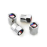Material: Cobre cromado 4/40 unidades universal Rueda neumático válvula de manillar Air radabdeckung Cobre Revestimiento de cromo Válvula de Neumáticos Fit para F30 F20 F10 F15 F13 M3 M5 M6 X1 X3 X5 X6