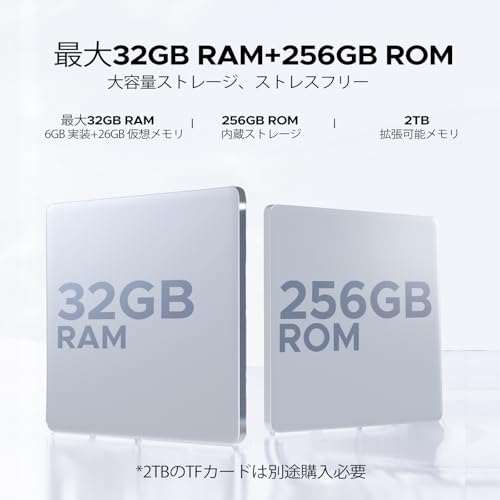 undefined 【Android16 13インチタブレット】DOOGEE U13 Android 16 タブレット、Unisoc T7280 8コアCPU、32GB RAM+256GB ROM+1TB拡張、FHD+ 1920x1200解像度 90Hz大画面、Widevine L1+Netflix対応、13MP/5MPカメラ、11000mah+Type-C+PD急速充電、5G WiFi+顔認証+画面分割+無線投影 の商品画像 3