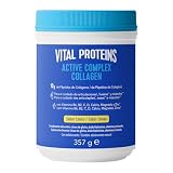 Vital Proteins | Collagene Complex attivo con vitamine e minerali | Sapore Limone | Articolazioni, ossa, muscoli ed energia | 10g di peptidi di collagene per dosaggio | 357g