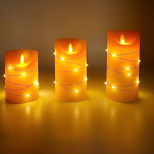 CCLIFE velas elettriche e LED in vera cera con