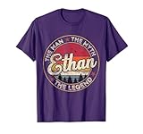 Ethan The Man The Myth The Legend Personalized Name T-Shirt
