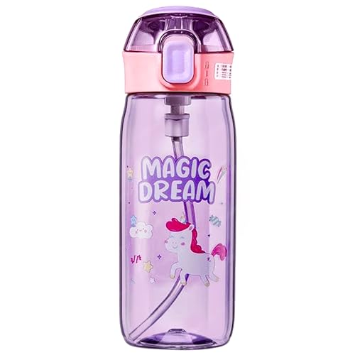 Image of FunBlast Cute Water Bottle with Sipper, Water Bottle for kids, Sipper Bottle for Kids - Anti-leak Cartoon Kids Water Bottle for Kid (630 ML) (Unicorn)