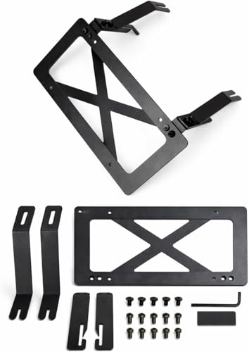 No Drill Front License Plate Mount for Tesla Model 3 2023-2025 Premium Front License Plate Holder Bracket Camera-Safe License Plate Frame Secure & Scratch-Free Installfor 2023-2025 Tesla Model 3