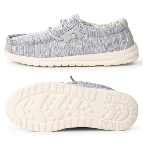 Image of Boys & Girls Slip-on Casual Loafer Kids Canvas Sneakers Toddler Walking Shoes Comfortable & Lightweight (Toddler /Little Kid)