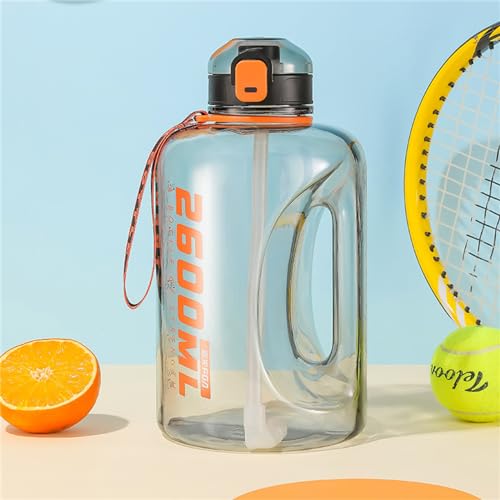 Bouteille d'eau avec poignée intégrée et large bouche ergonomique