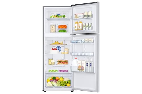 Image of Samsung 301 L, 2 Star, Convertible 5-in-1 Digital Inverter with Display Frost Free Double Door Refrigerator (RT31H4522S8 /HL, Silver, Light DOI Metal, 2026 Model)