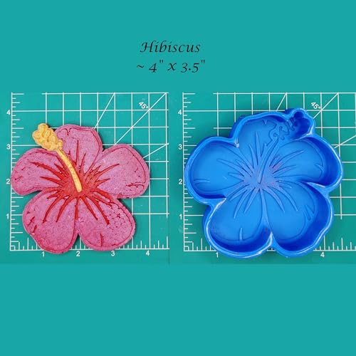 Hibiscus Flower - Silicone Freshie Mold -