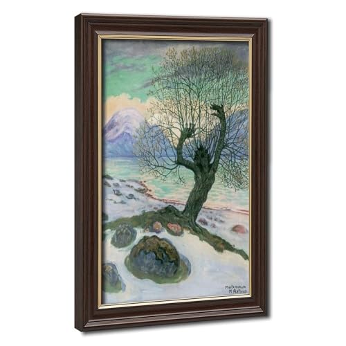 Poster March Morning Nikolai Astrup pour sublimer la décoration murale de votre salon chaleureux