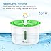 isYoung Cat Fountain 1.6L Automatic Pet Water Fountain Pet Water Dispenser, Dog/Cat Health Caring Fountain and Hygienic Dog Fountain (Green)