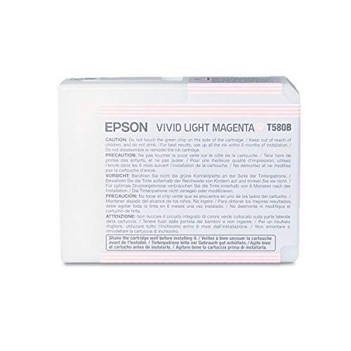 Cartouche d'encre d'origine Epson T580 Magenta taille L pour imprimante jet d'encre
