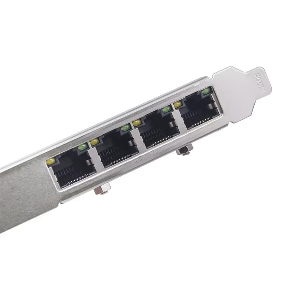 Adattatore Gigabit Ethernet 2.5G Scheda di Rete PCIE 4 Porte RJ45, PCI Express X4, Chip RTL8125BG per PC Desktop