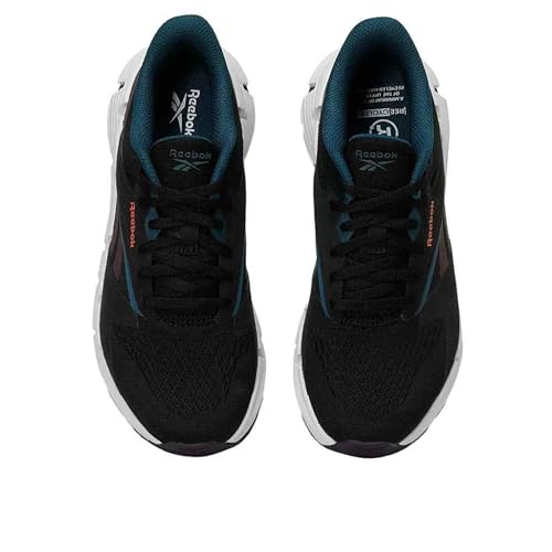Reebok Women's Zig Dynamica 5 Trainers, Black White Digital Coral, 7 Women