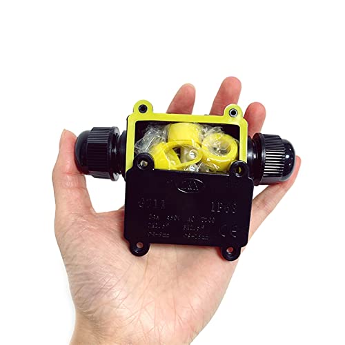 Boîte de jonction IP68 connecteur électrique étanche 2 voies câble 12mm - 3