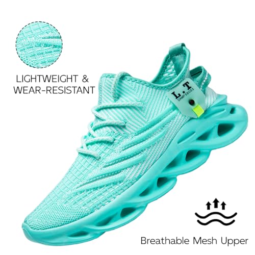 Image of EGMPDA Mens Shoes Running Slip On Tennis Walking Shoes Lightweight Breathable Sneakers for Gym Work Casual Soft Sole Trainers Non Slip Athletic Footwear