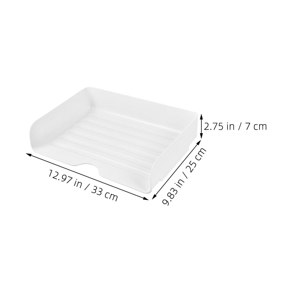 HOMSFOU 4pièces Support Bureau Plateau Transparent Trieur De Dossiers Bacs De Rangement Organisateur Pour Papeterie Documents Salle De Classe