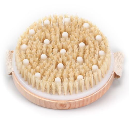 Body Brush with Natural Bristles