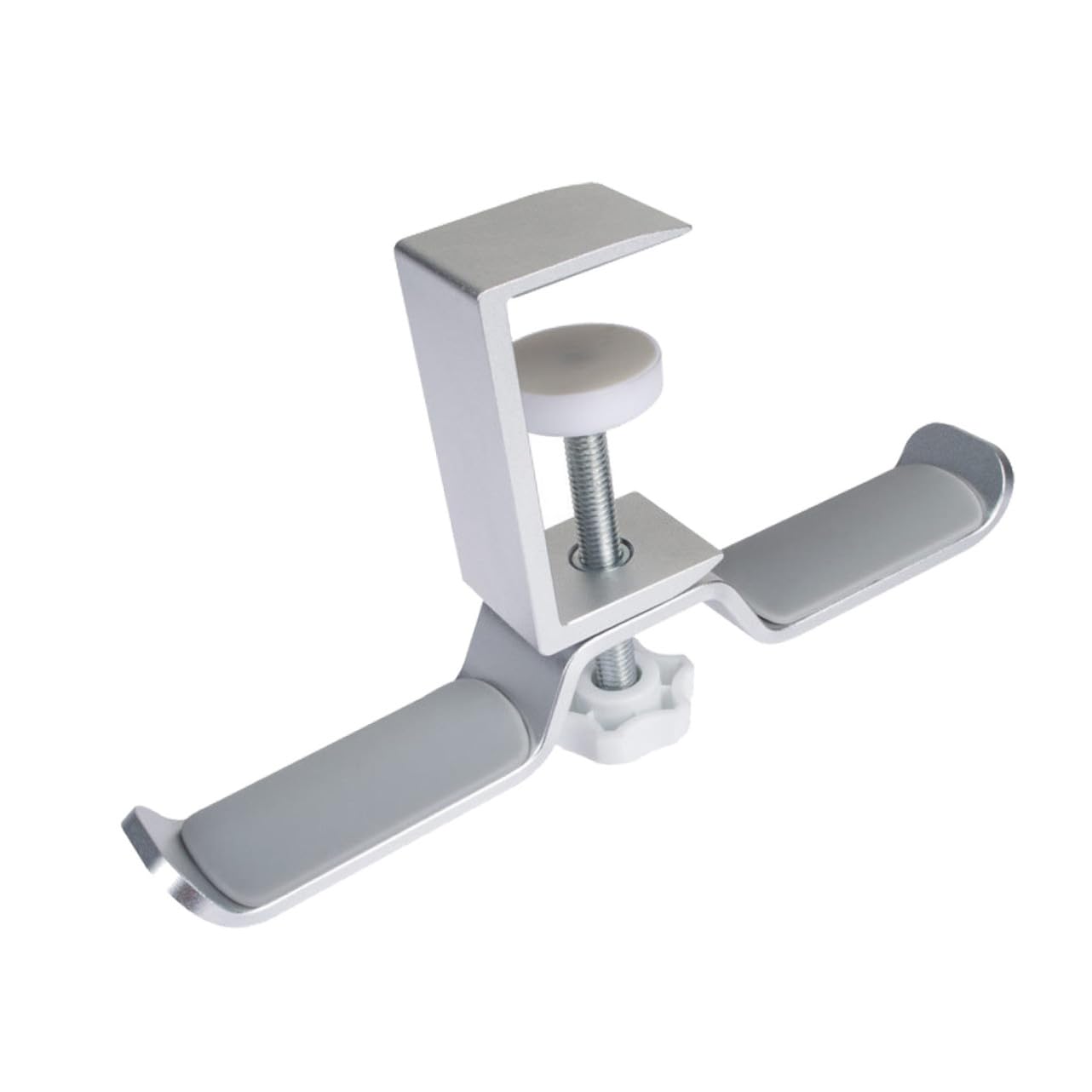 Soporte de Instalar de Aluminio Auriculares Aleación Plata de Colgador de Fácil Almacenamiento de Cascos en para Oficina y Hogar
