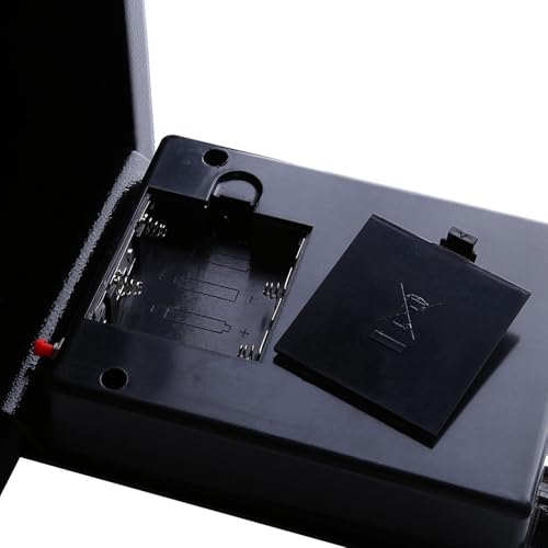 Elektronischer Safe 6.4L Möbeltresor Elektronikschloss Doppelbolzenverriegelung Feuerfester Wandsafe Geldsafe, für Schmuck Bargeld Dokument Key Cash