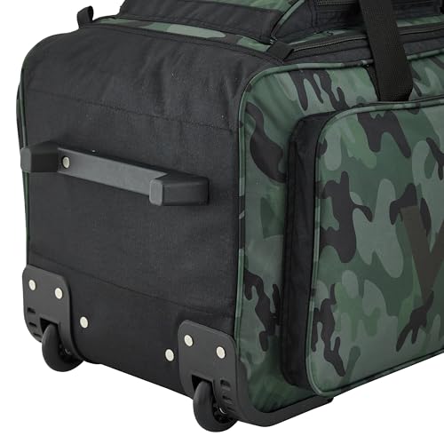 Wrangler Wesley Rolling Duffel Bag, Camo, 30-Inch, Wesley Rolling Duffel Bag by Wrangler - Image 4