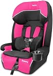 Harmony Defender 360 MAX SIP Harnessed Booster Seat – 3-in-1 Combination Deluxe Car Seat, Machine-Washable Cover, For Children 12–55 kg (26.5–120 lbs.), 69–145 cm (27–57 in) - Pink