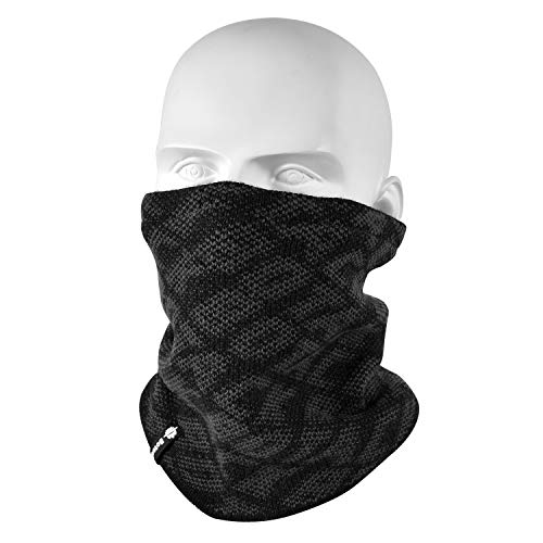 Botack 3 in 1 Bandana Fleece Neck Warmer Slouchy Beanie Hat Neck Gaiter