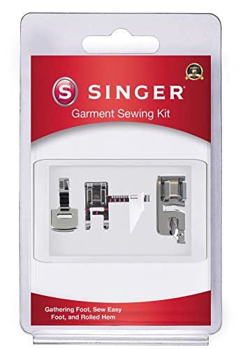 SINGER Garment Presser Feet Kit | Ideal for Garment Sewing,...