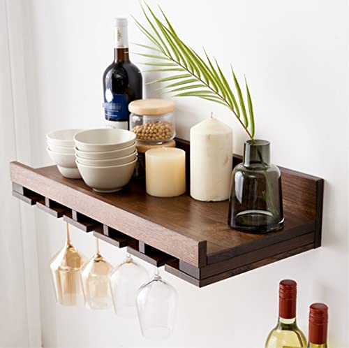 Soporte para botellas RUVOO de madera sólida marrón miniatura 5