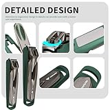 VANWIN Nail Clippers for Men with Catcher, 2-Pack Large & Small Anti-Splash Nail Clippers for Fingernails & Toenails, Sharp Stainless Steel Heavy-Duty Self-Collecting Nail Cutter for Men Women - Image 6