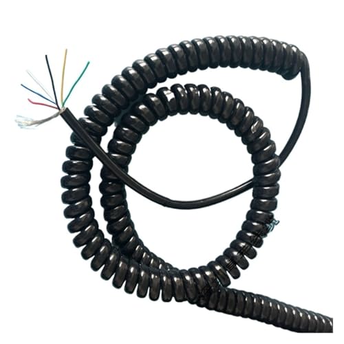 PUR�X�v�����O���C���[�V�[���h�P�[�u�� 6�c 22 AWG �X�g���b�` 1 2 3 4 5 6 3 7 8 9 10 11 12���[�g�� ���ʃX�p�C�����L�k���C���[(Stretch 2 meter)