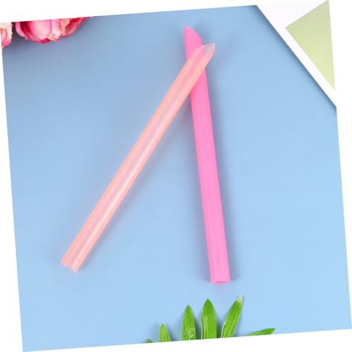 100 pitillos desechables diámetro grande 19 cm colorido miniatura 5